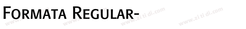 Formata Regular字体转换